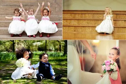 Copiii de la nunta - rochii frumoase si copii cu fotografii coafuri, ce să facă cu oaspeții mici