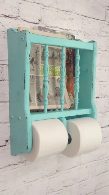 WC-papír tartók szabványos lehetőséget és eredeti ötletek (21 fotó) - ház és kerti