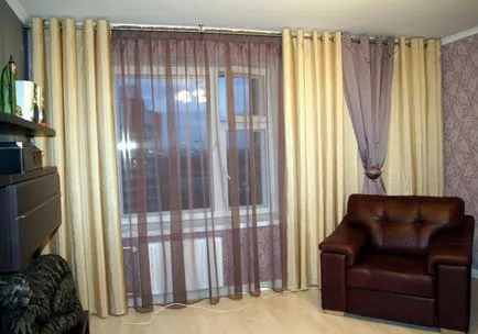 Curtain design a szoba kényelmes titkok