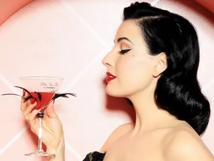 Dita Von Teese fără imagini machiaj - machiaj la domiciliu