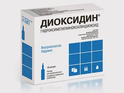 Dioxidine inhalációs porlasztó, hogyan kell csinálni inhalációs Dioxydinum felnőttek és gyerekek