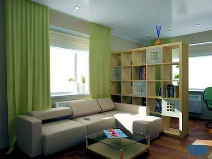 Дизайнът на помещението, в апартамент в стелт дизайн Хрушчов