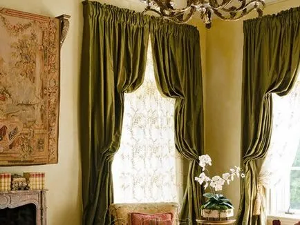 Curtain design a szoba kényelmes titkok