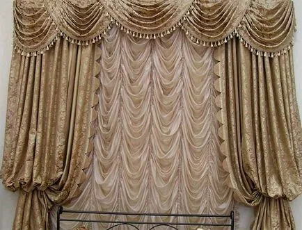 Curtain design a szoba kényelmes titkok