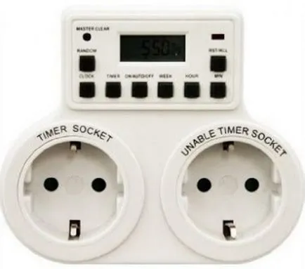 soclu timer electronic, tipuri, aplicații