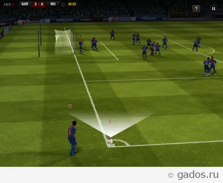 Fifa 2012 hd - fotbal pentru iPad (iOS), o aplicație pentru Android și iOS