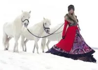 Фотосесия с коне през зимата