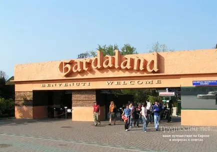 Gardaland (Olaszország) irányban, látnivalók, szállodák, árak, fotók cikkek
