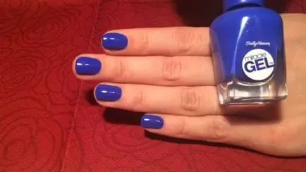 Gel lengyel Sally Hansen használja a körmökre izzó nélkül