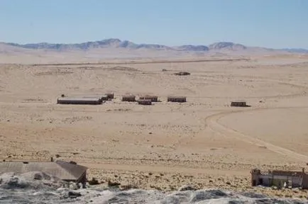 oraș-fantomă în deșertul Namib
