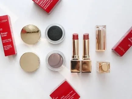 Червило Clarins Joli Rouge брилянтен и руж блясък, гланц и мат палитра и коментари