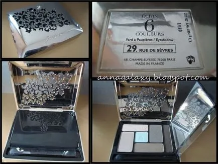 umbre Guerlain Eye Ecrin 6 Couleurs 29 rue de Sevres - opinie, Swatch - Anna Galaxy