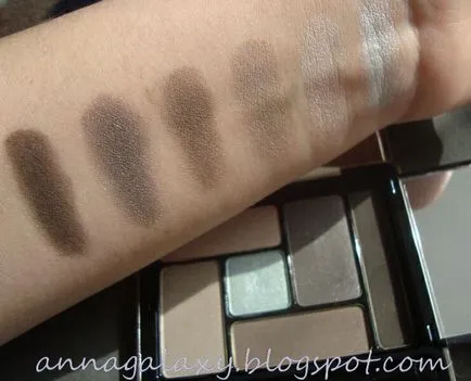 umbre Guerlain Eye Ecrin 6 Couleurs 29 rue de Sevres - opinie, Swatch - Anna Galaxy