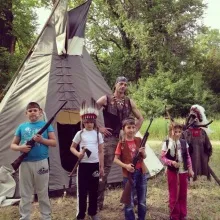tabără indian pe malul Donului, ecoturism si ezoturizm Rostov
