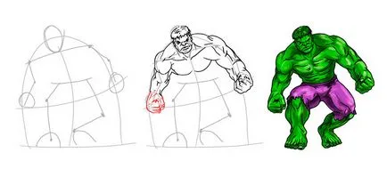 Інструкція вчимося малювати халка (hulk)