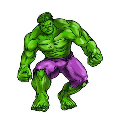 Інструкція вчимося малювати халка (hulk)
