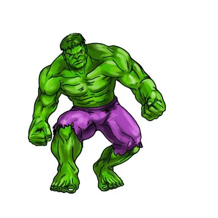 Інструкція вчимося малювати халка (hulk)