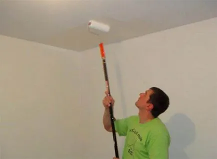 Cum și ce să picteze tavanul în apartament, în țară, pe balcon decât suprafața înainte de a trata