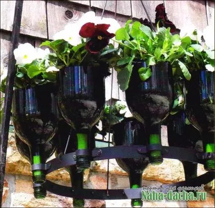 Din flacoane de sticlă cu propriile lor mâini - dând propriile lor mâini construi, plante, decora, de masterat în țară