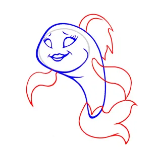 Cum de a desena un peștișor - un scriitor mic