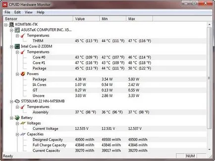 Cum de a determina temperatura HDD