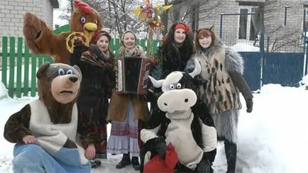 Hogyan Caroling karácsonykor, Old New Year - beszélni, versek, dalok, jelmezek, video