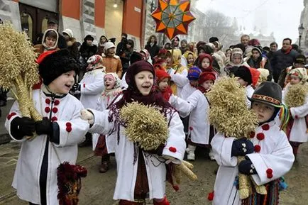 Cum se colindul de Crăciun, Anul Nou vechi - de a vorbi, poezii, cântece, costume, video