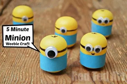 Hogyan készítsünk egy minion Kinder Lepje meg kezét, minonomaniya