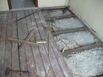 Cum de a face pe podea, în abordarea corectă apartament