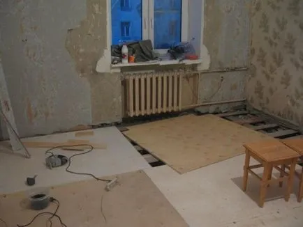 Cum de a face pe podea, în abordarea corectă apartament