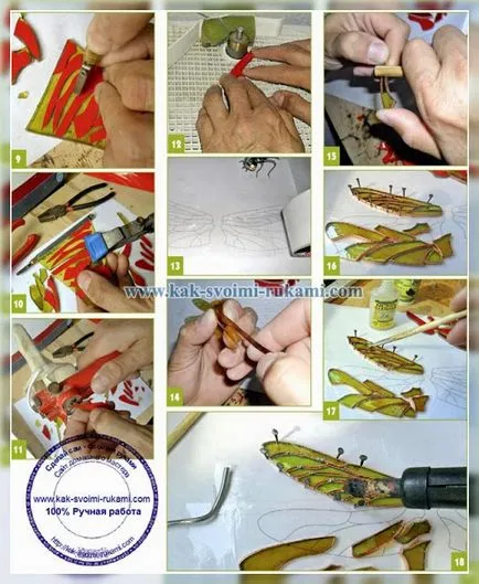 Cum de a face propriile mâini libelulă tehnica vitraliilor (foto), mâinile - cum să profite la maximum