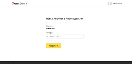Cum să se înregistreze în Yandex bani și pentru a crea un e-portofel cu ajutorul unui calculator