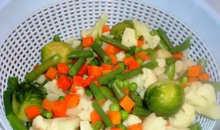 Как да се готви вкусни замразени зеленчуци в микровълновата