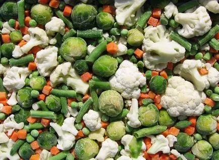 Cum delicioase pentru a găti legume congelate în cuptorul cu microunde