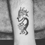 Valoarea tatuaj Kokopelli, schițe și fotografii ale celor mai bune tatuaje