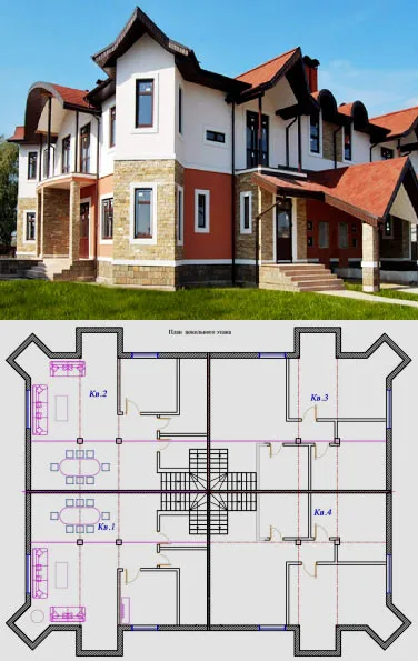 Kvadrohaus проекти и преглед на предимствата на сграда