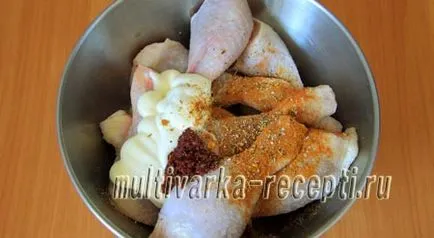 Пиле с ориз и царевица в рецептата на фурна със стъпка по стъпка снимки