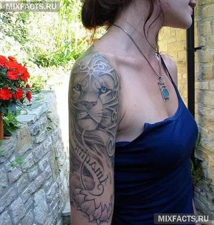 Oroszlán tetoválás jelentését és fotók
