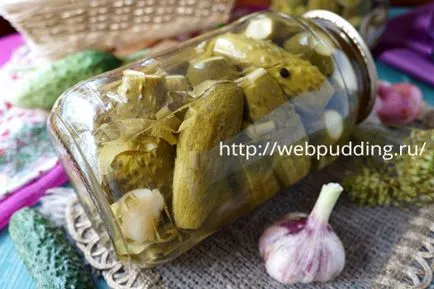 Pickles, sterilizálás nélküli, mint a szakács