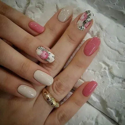 Модни Nails за летни 2017-2018 на - пресни летен маникюр идеи снимките