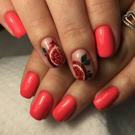 Модни Nails за летни 2017-2018 на - пресни летен маникюр идеи снимките