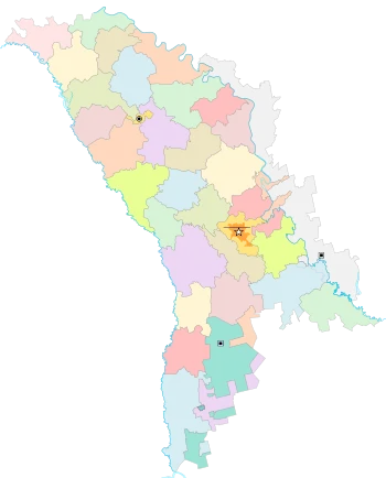 Moldova Wikipedia - Wikipedia hartă Moldova - Informații de la Wikipedia pe hartă, gulliway