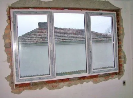 Дълбочината, на която да се инсталира PVC прозорец