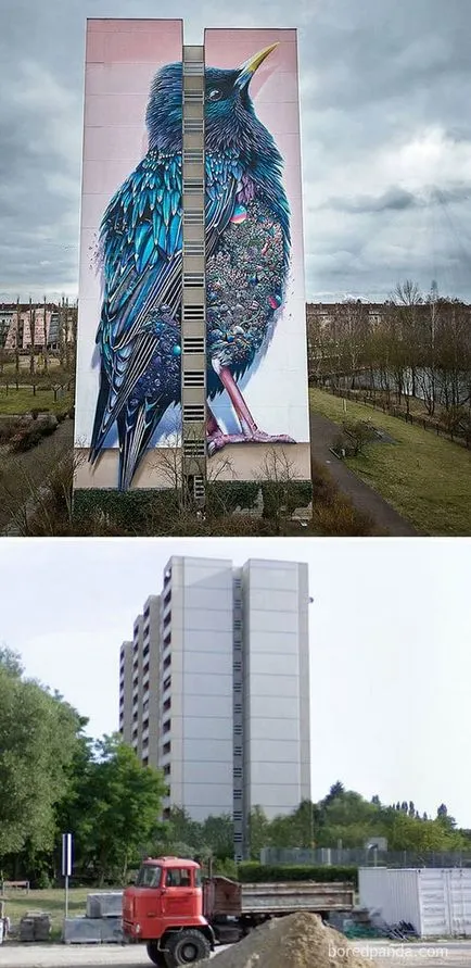 Невероятни стенописи, които напълно трансформирани по улиците