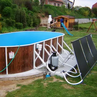 Încălzirea apei în piscina cu propriile lor mâini cu ajutorul sistemului solar de încălzire piscină