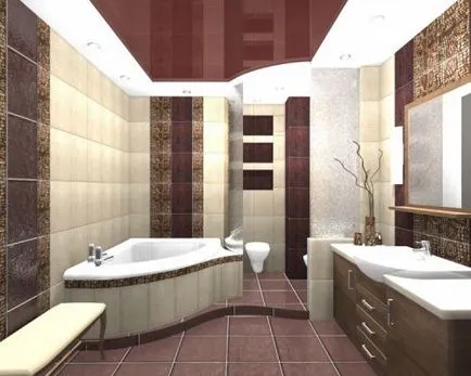 A mintákat fürdőszoba (42 fotó) - érdekes tervezési ötletek