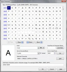 Створення шрифтів в fontcreator