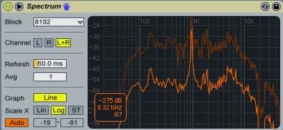 Спектроанализатор ableton