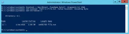 Створення файлу довільного розміру в windows (створення) Створення файлу довільного розміру в windows