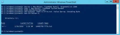Створення файлу довільного розміру в windows (файлу) Створення файлу довільного розміру в windows